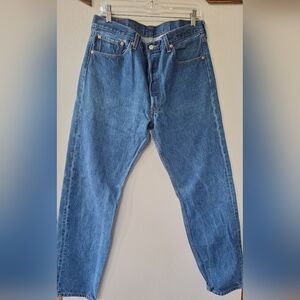 Levi 501's Mens Blue Demin Jeans Dominion Republic 2007 Size 36x36